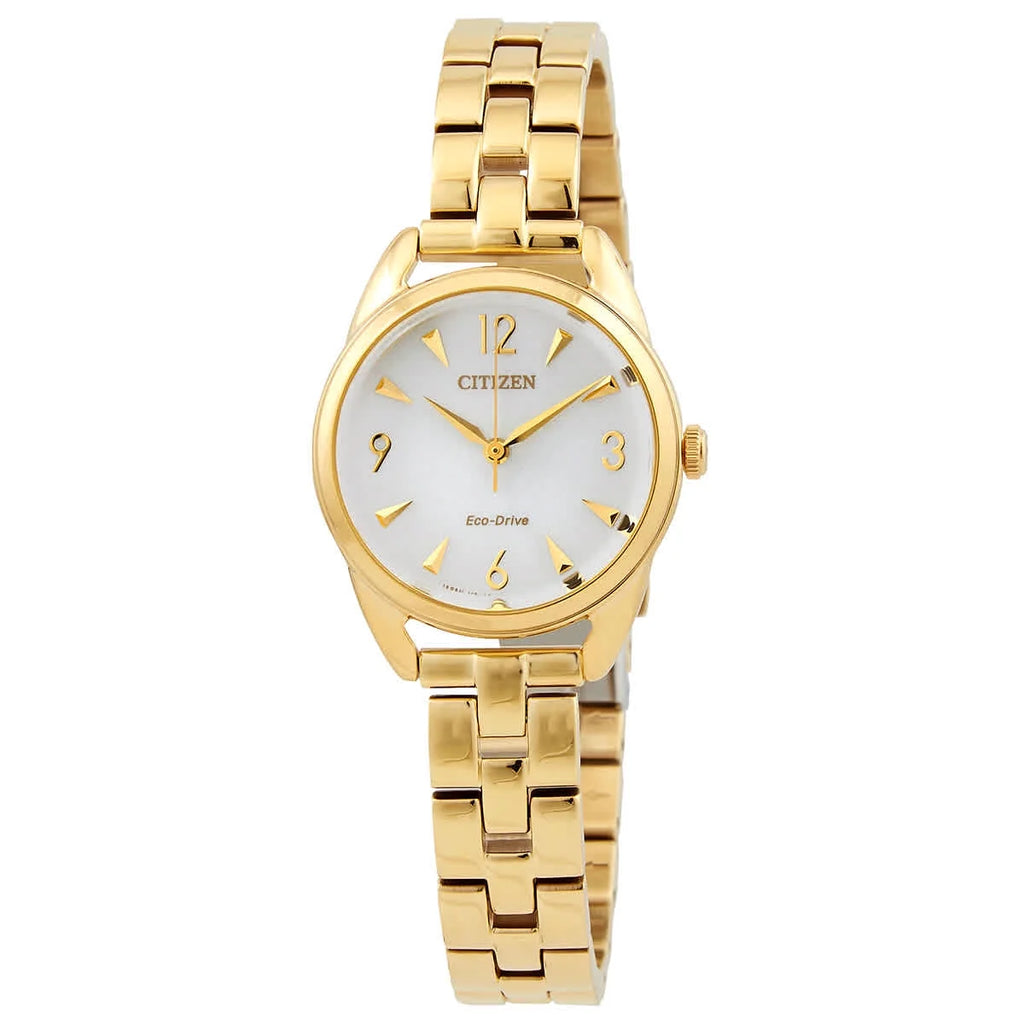 Silver Dial Eco-Drive Ladies Watch EM0682-74A