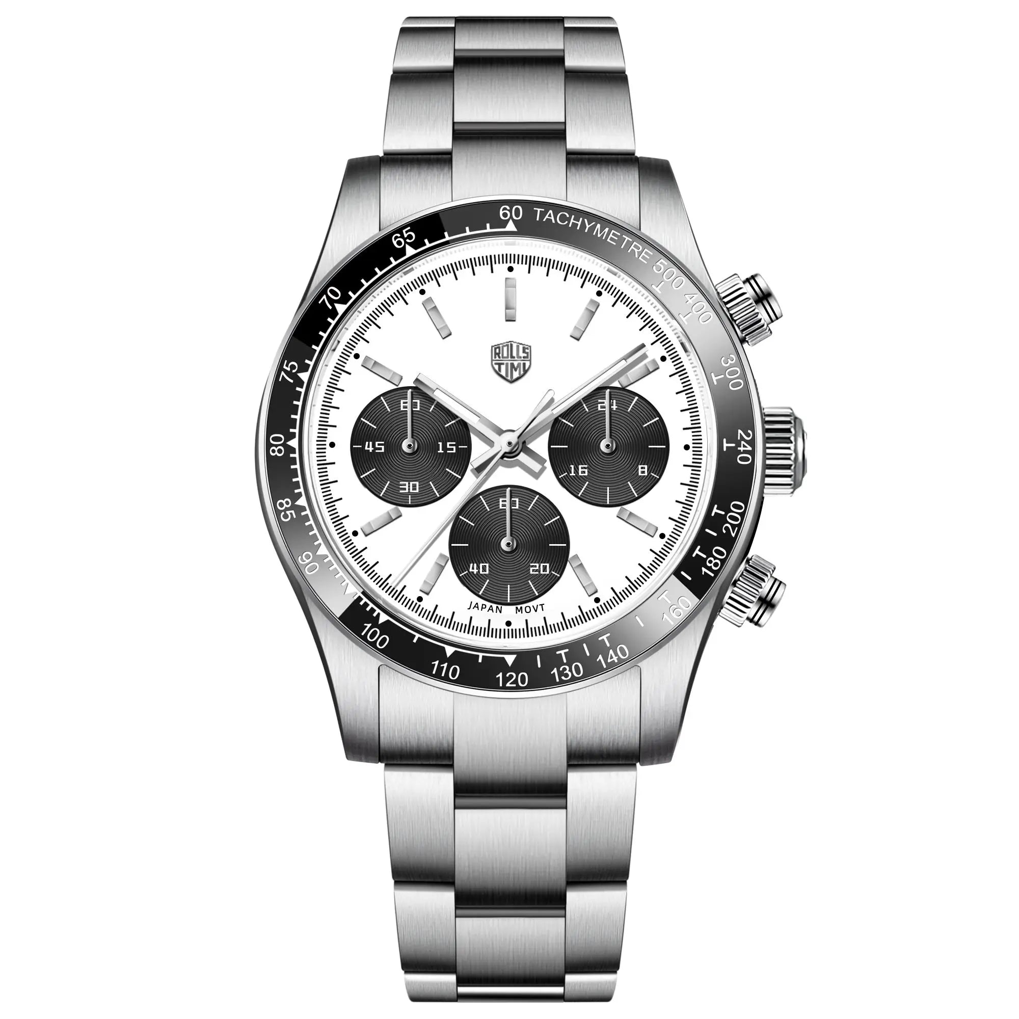 Men'S Watches  New Watches Men'S Brand Luxury Quartz Watches Men'S Chronograph AR Sapphire Mirror 100 Meters Waterproof