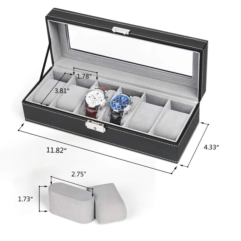 6 Slot Watch Organizer- for Men and Women(Nx-P0003)