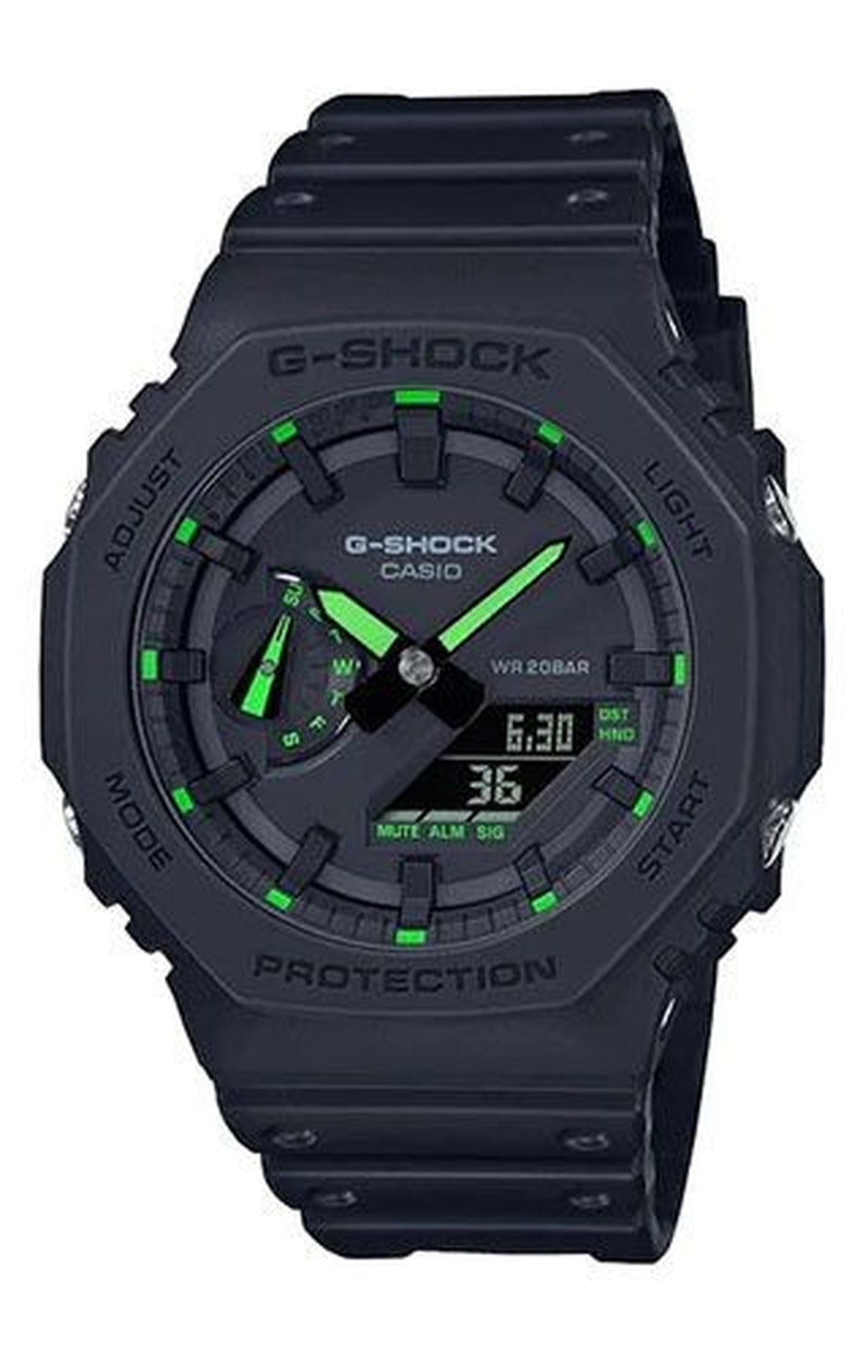 Casio - Utility Black GA-2100-1A3ER, G-Shock RESIN BLACK Digital Quartz Watch