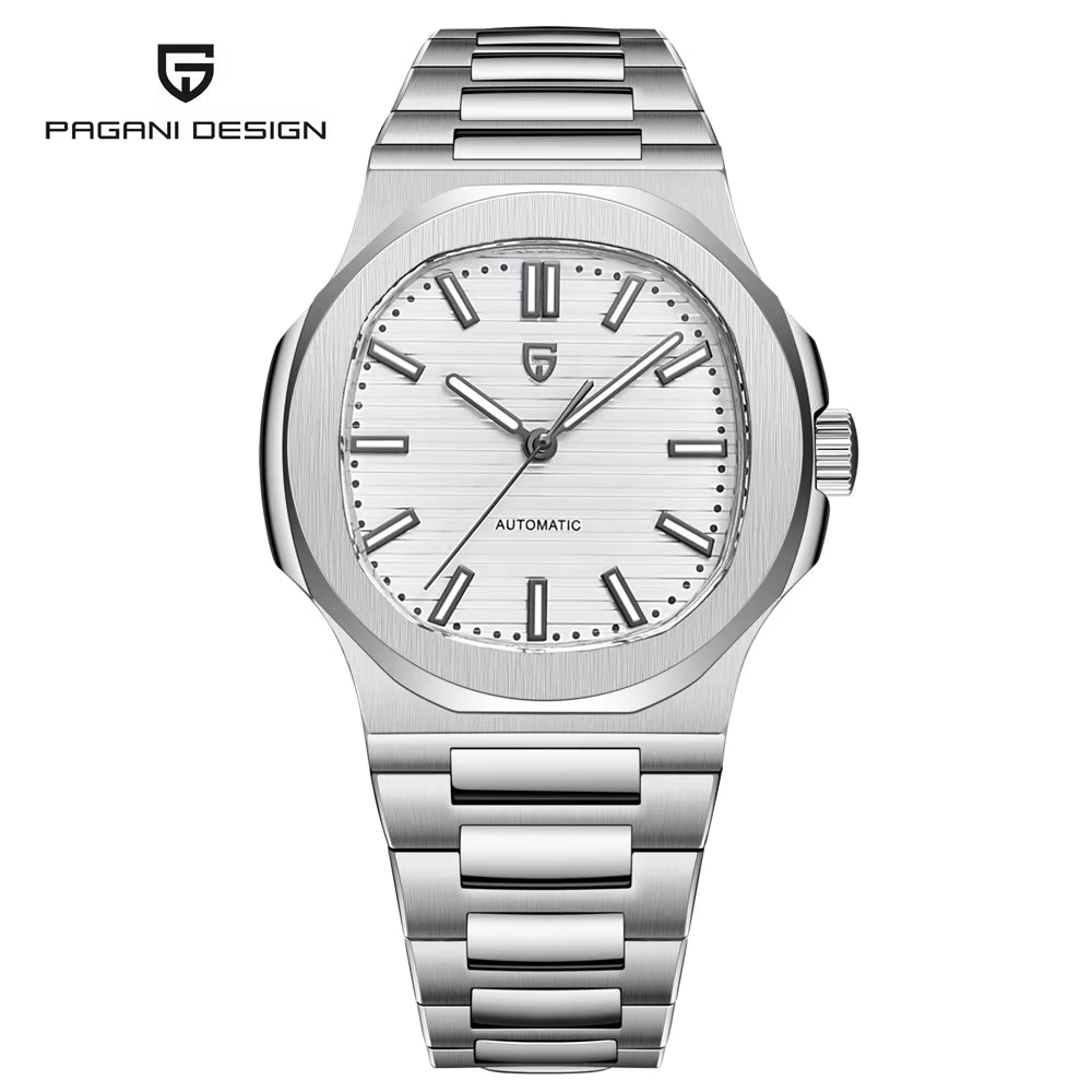 2025 New  Watches Rose Gold Luxury Automatic Mechanical Men'S Watch Sapphire Glass Stainless Steel Waterproof Clock