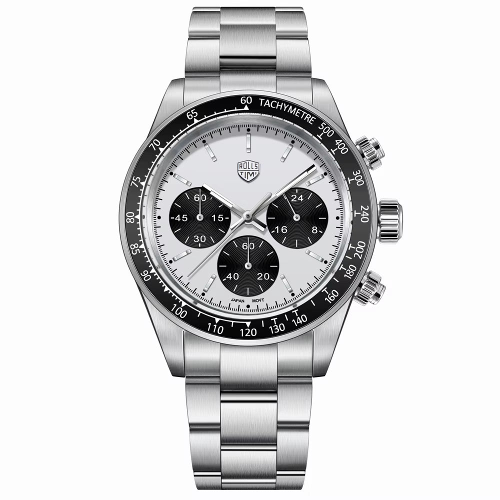 Men'S Watches  New Watches Men'S Brand Luxury Quartz Watches Men'S Chronograph AR Sapphire Mirror 100 Meters Waterproof