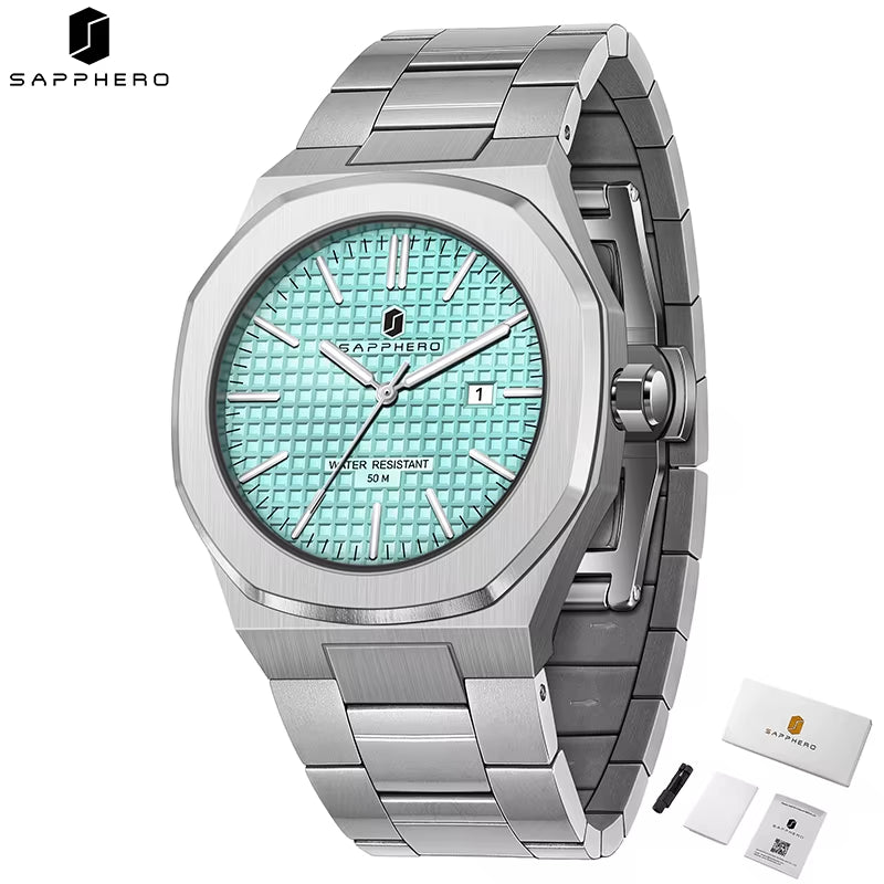 Men'S Watches Classic Business Watches Stainless Steel Watches High-End Clocks Imported Movements Sports Wristwatch