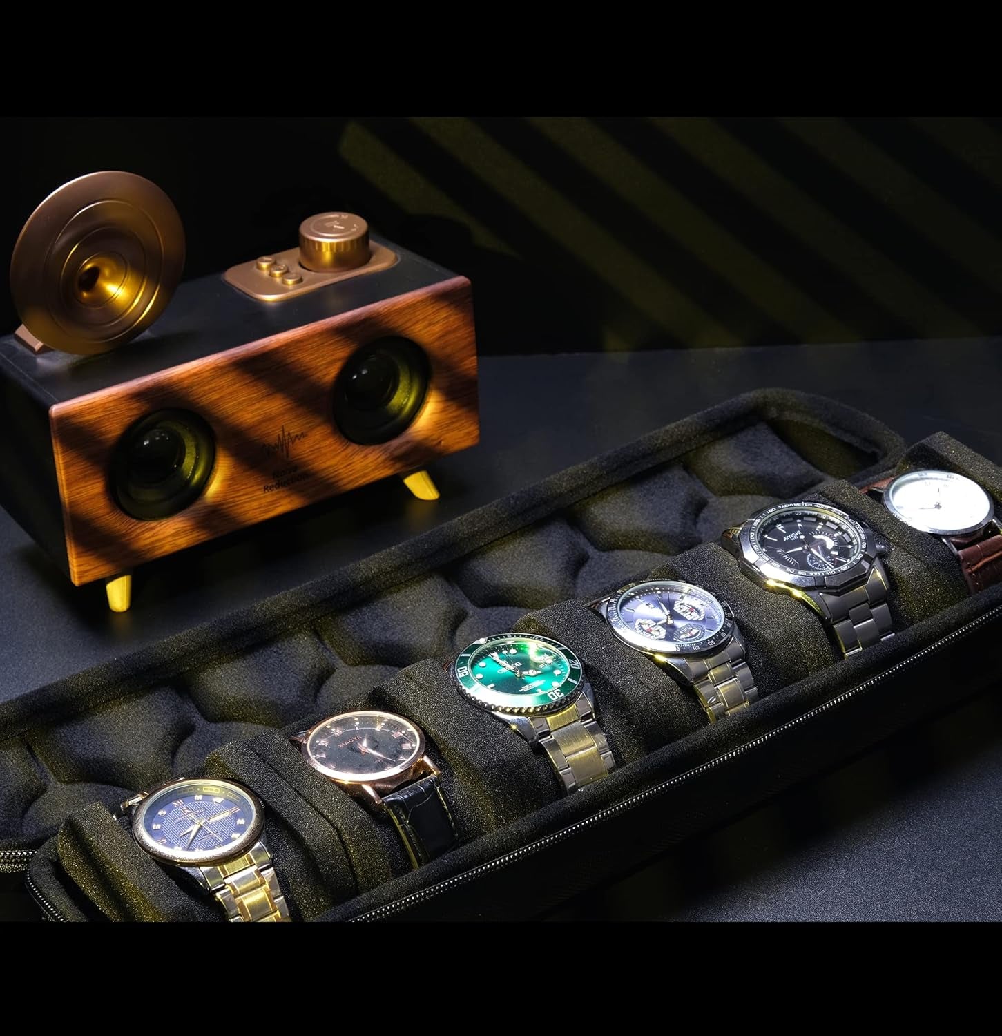 Watch Travel Case (Gray, 5 Slots)