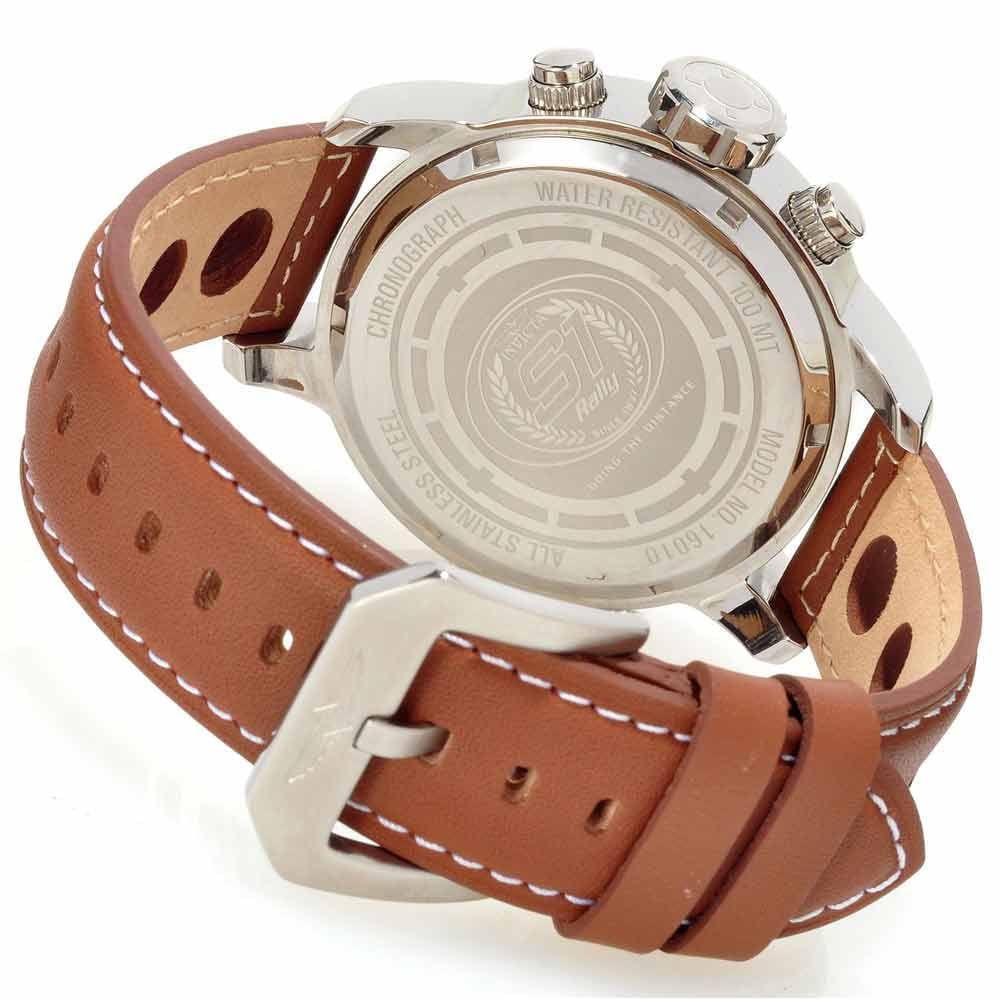 Men'S New 16009 S1 Rally Analog Display Japanese Quartz Brown Watch