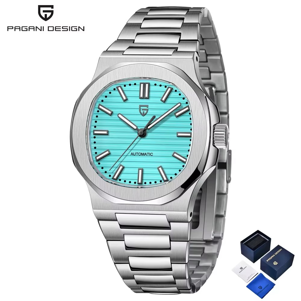 2025 New  Watches Rose Gold Luxury Automatic Mechanical Men'S Watch Sapphire Glass Stainless Steel Waterproof Clock