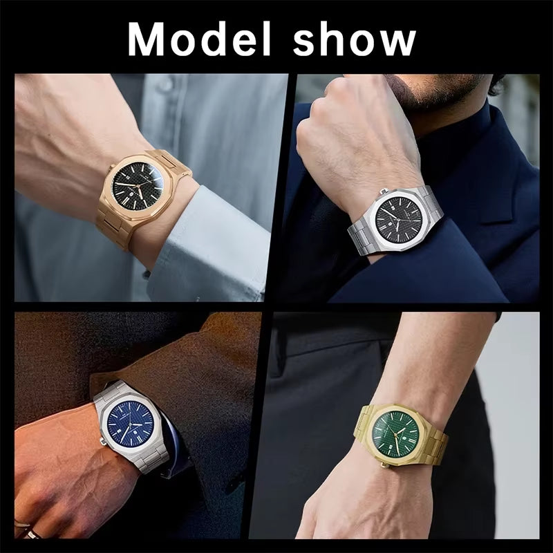 Men'S Watches Classic Business Watches Stainless Steel Watches High-End Clocks Imported Movements Sports Wristwatch