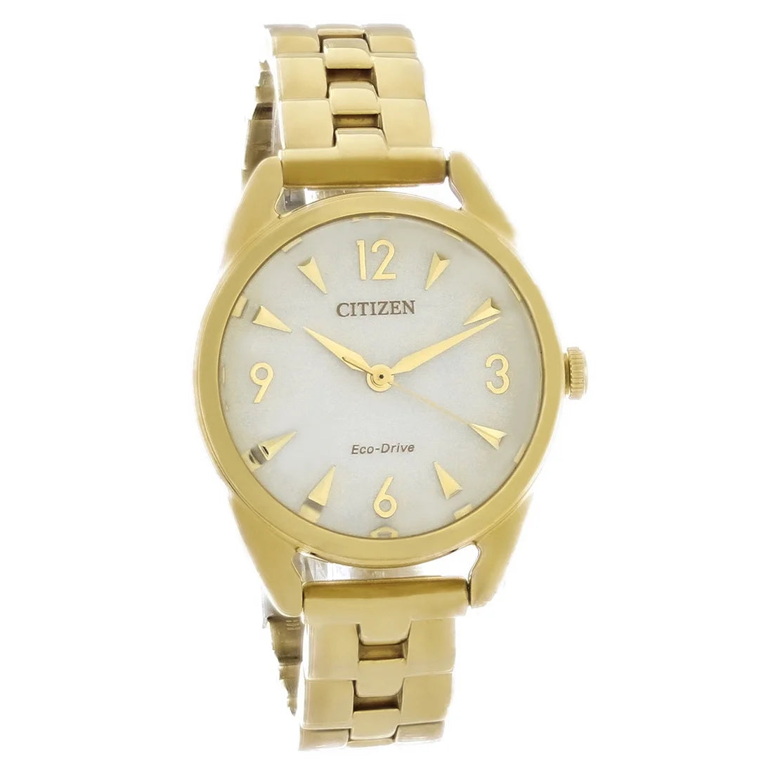 Silver Dial Eco-Drive Ladies Watch EM0682-74A