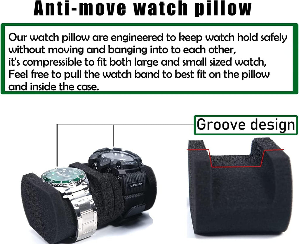 Watch Travel Case (Gray, 5 Slots)