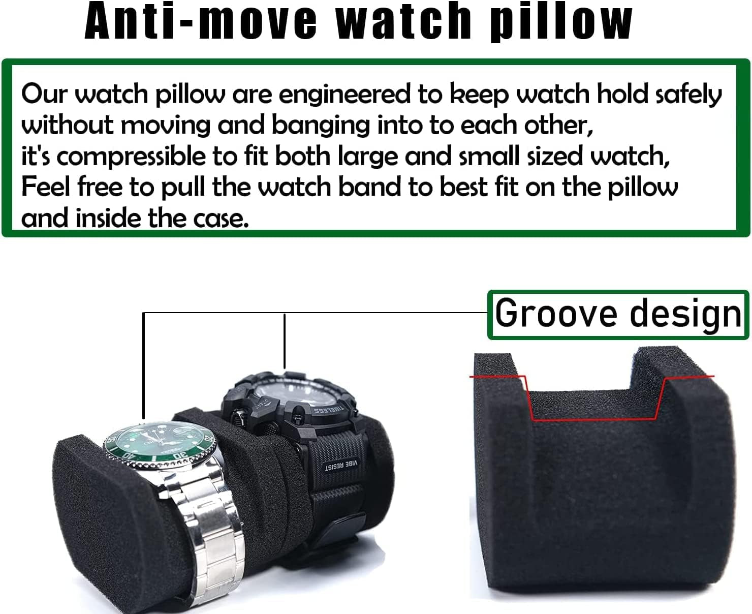 Watch Travel Case (Gray, 5 Slots)