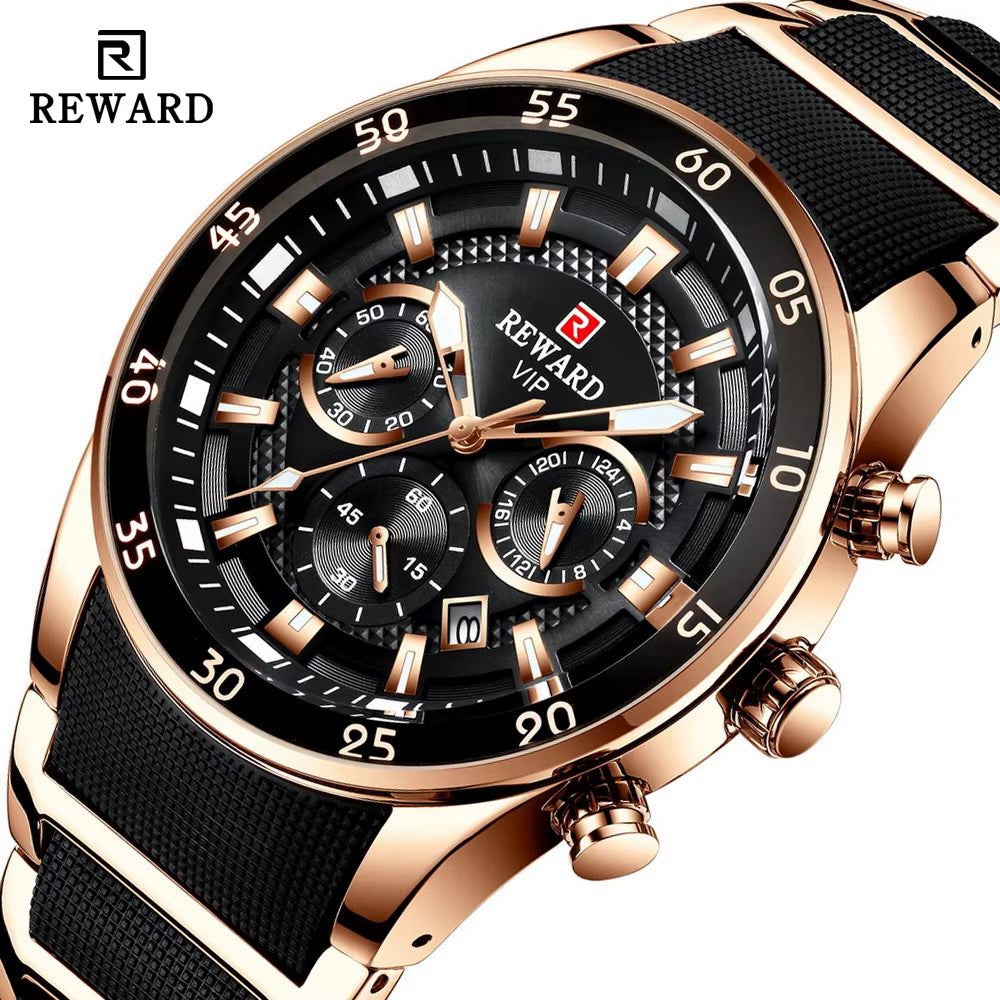 Big Dial Mens Watches Top Luxury Brand Sport Waterproof Watch Men Chronograph Quartz Clock Automatic Date Wristwatches