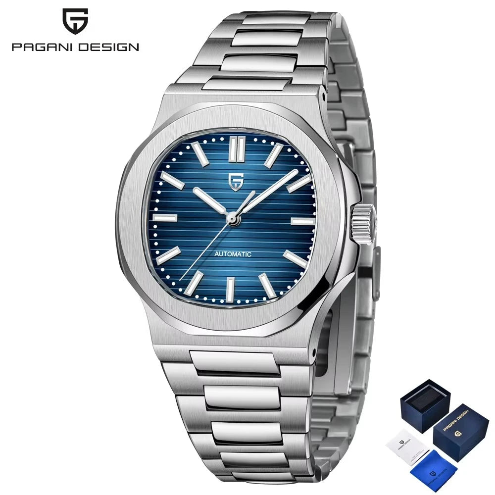 2025 New  Watches Rose Gold Luxury Automatic Mechanical Men'S Watch Sapphire Glass Stainless Steel Waterproof Clock